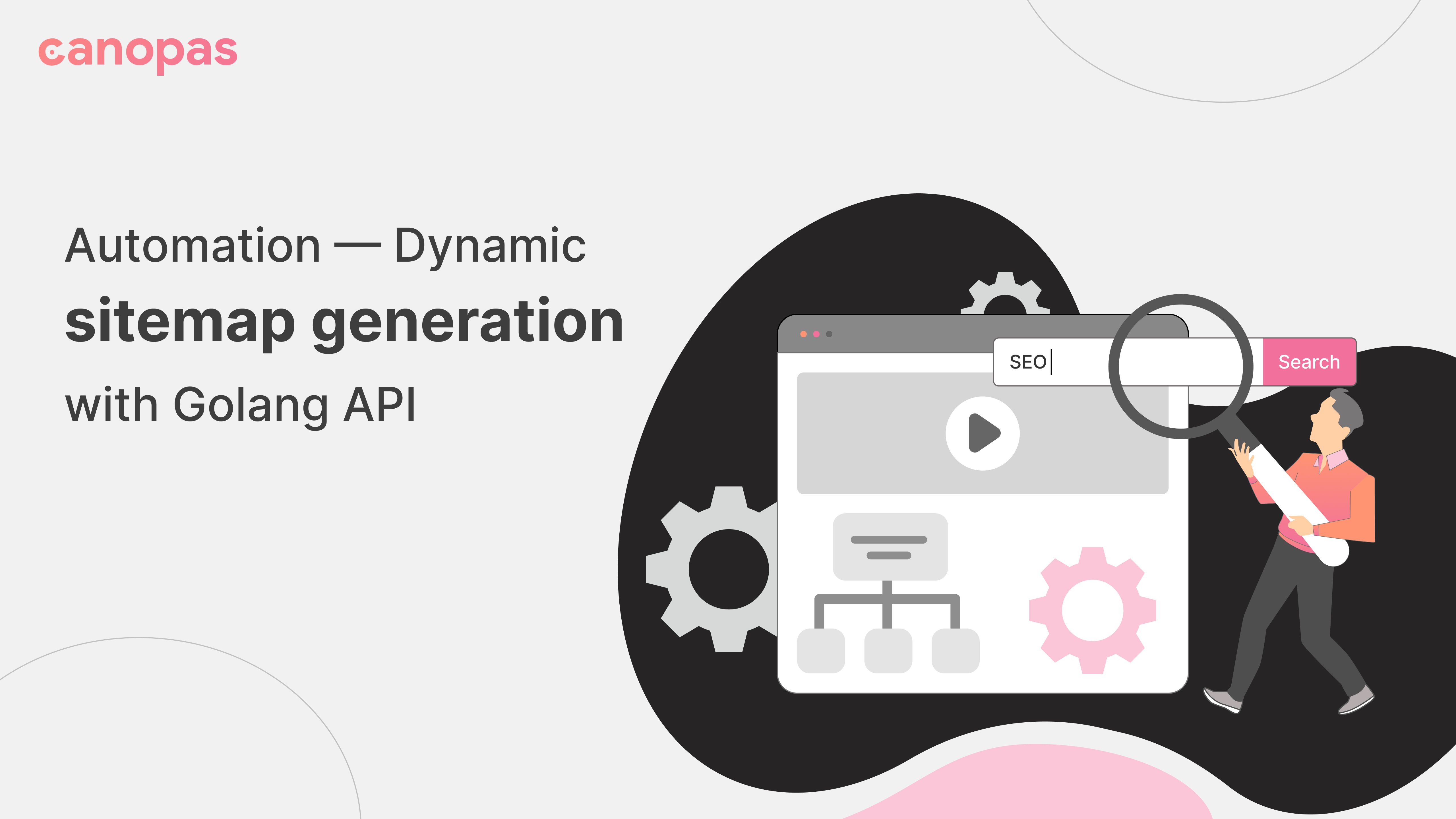 Automation Dynamic sitemap generation with Golang API