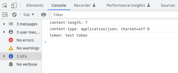 Exposed custom header output